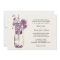 Wild flowers & Mason Jar Wedding Invitations