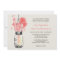 Wild flowers & Mason Jar Wedding Invitations