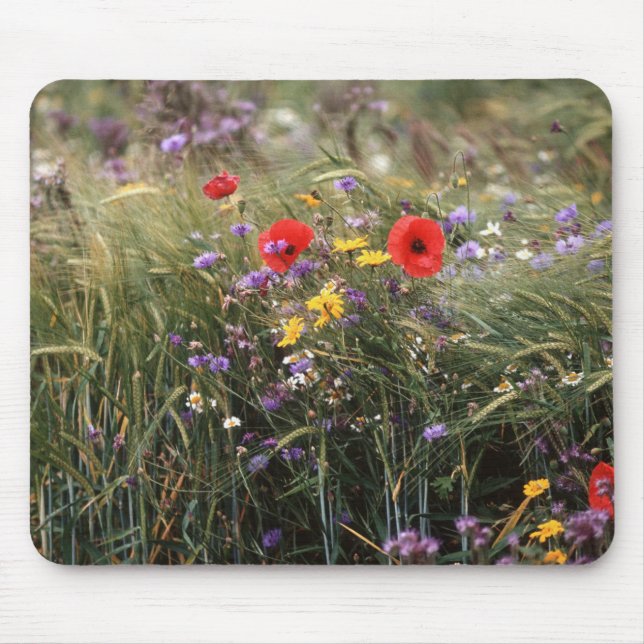 Wild flowers mouse pad (Front)