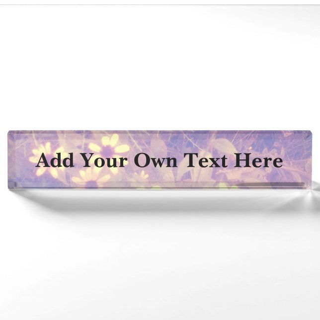 Wild Flowers Nameplate (Front)