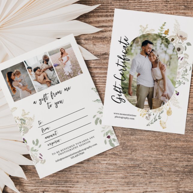 Wild Flowers | Oval Photo | Photography Gift Card (Creator Uploaded)