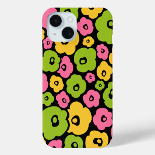Wild Flowers Pattern iPhone 15 Case