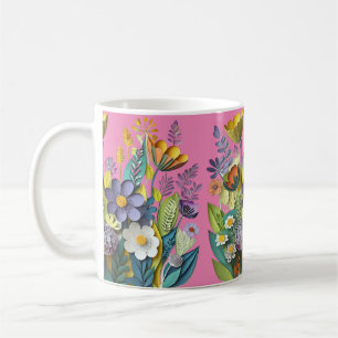Wild Flowers Pattern Coffee Mug