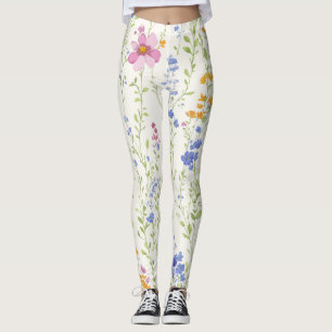 Wild flowers Pattern Leggings