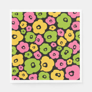 Wild Flowers Pattern Napkin