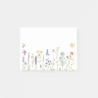 Wild flowers post it post-it notes