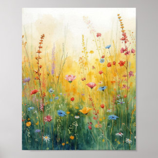 Wild Flowers Poster
