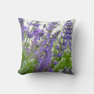 Wild Flowers Throw Pillow