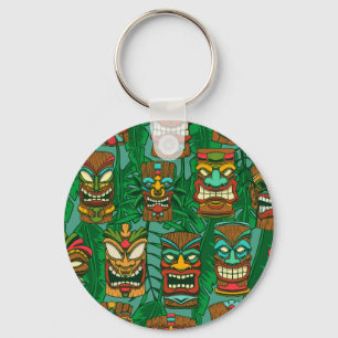 Wild Flowers Watercolor: Colourful Seamless Keychain