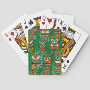 Wild Flowers Watercolor: Colourful Seamless Playing Cards