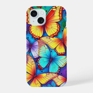 Wild Flying Butterflies  iPhone 15 Case