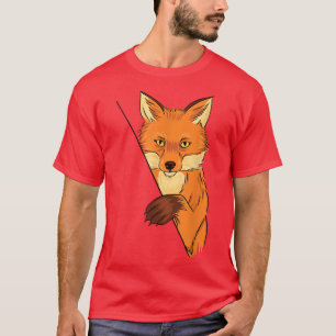 Wild Fo Illustration Art Animal  T-Shirt