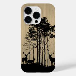 Wild forest - Engraved wood - Wooden Case-Mate iPhone 14 Pro Case