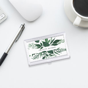 Wild Forest   Personalized Business Card Holder