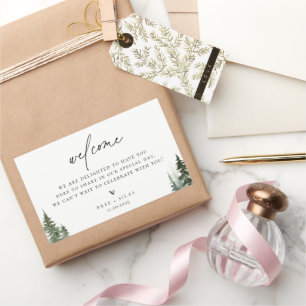 Wild Forest Pines Welcome Sticker