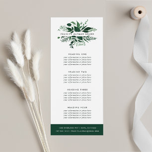 Wild Forest Services or Price List Rack Card