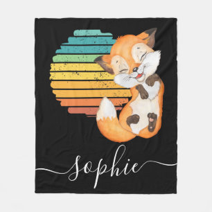 Wild Forrest Animals baby  Fleece Blanket