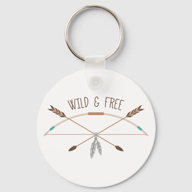 Wild & Free Keychain (Front)
