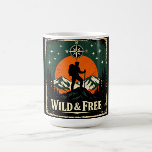 Wild & Free – Outdoor Freedom Nature Spirit Coffee Mug