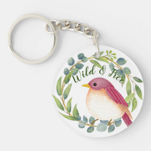 Wild & Free Song Bird Keychain