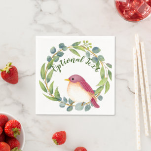 Wild & Free Song Bird Napkin