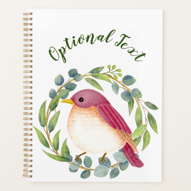 Wild & Free Song Bird  Planner (Front)
