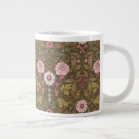 Wild garden on coffee brown