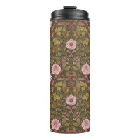 Wild garden on coffee brown