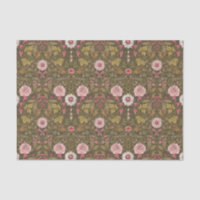 Wild garden on coffee brown