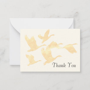 Wild Geese Flying Card