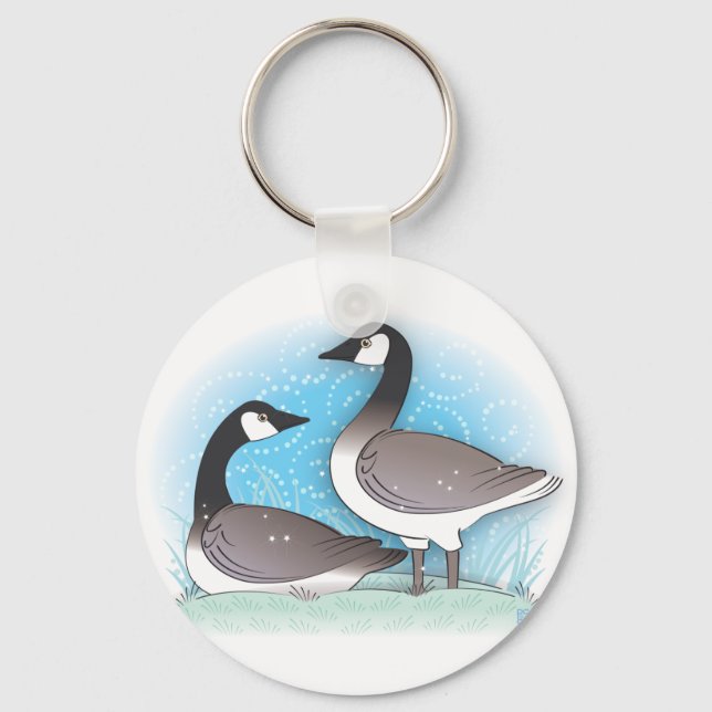 wild geese keychain (Front)