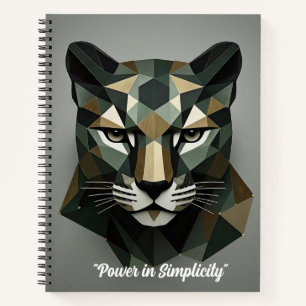 "Wild Geometric Grace" Notebook