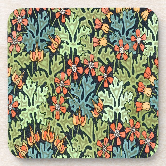 Wild Geranium Coaster (Front)