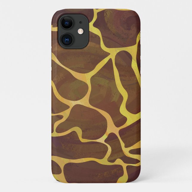 Wild Giraffe Print Case-Mate iPhone Case (Back)