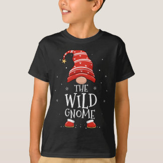 Wild Gnome Xmas Family Matching Christmas Gnomes F T-Shirt