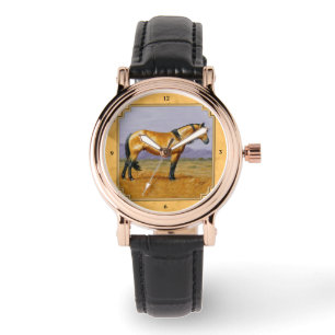 Wild Golden Buckskin Horse Yellow Watch