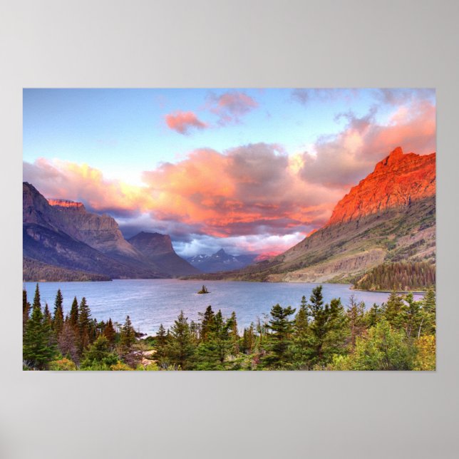 Wild Goose Island at Sunrise Poster (Front)