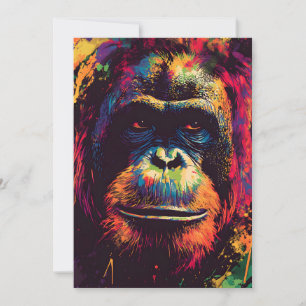 Wild Graffiti Urban Jungle Gorilla  Announcement