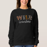 Wild Grandma Shirt Born Wild Birthday Safari Wild<br><div class="desc">Wild Grandma Shirt Born Wild Birthday Safari Wild Grandma</div>