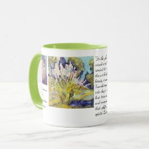Wild Grass Plumes Painting / Artist Larry Lerew Mug