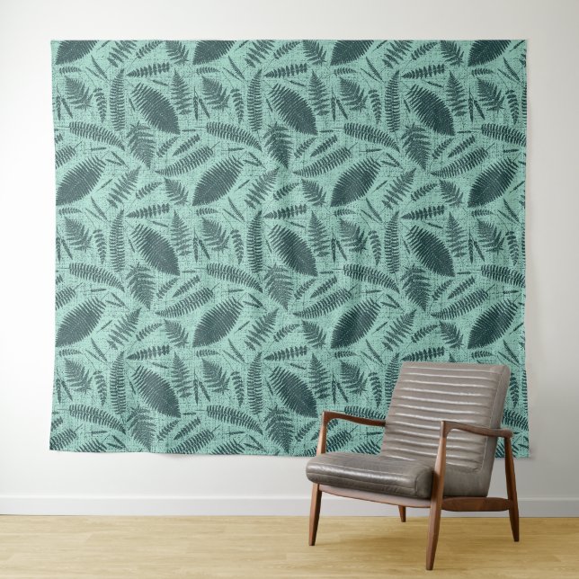 Wild grasses and ferns tapestry (In Situ (Horizontal))