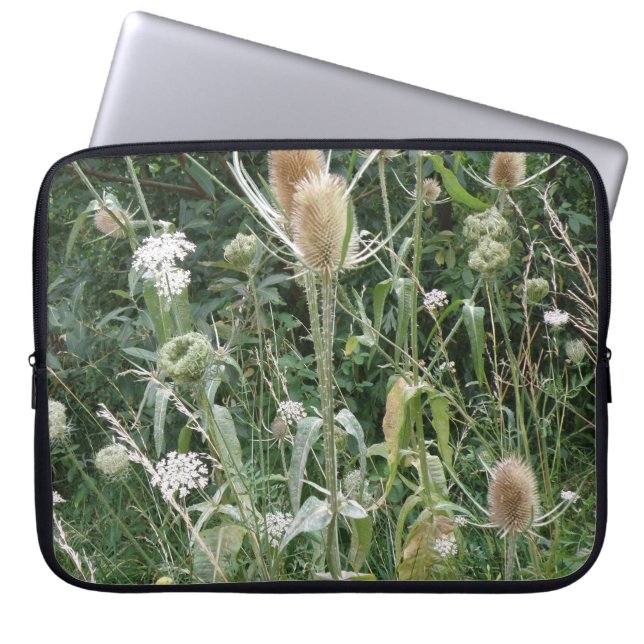 Wild Grasses Laptop Bag (Front)
