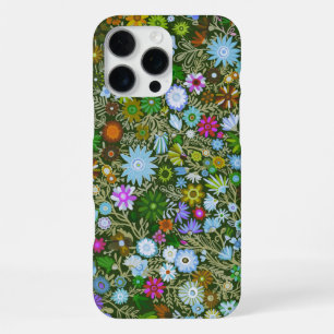 Wild Green Field Blooms iPhone 16 Pro Max Case