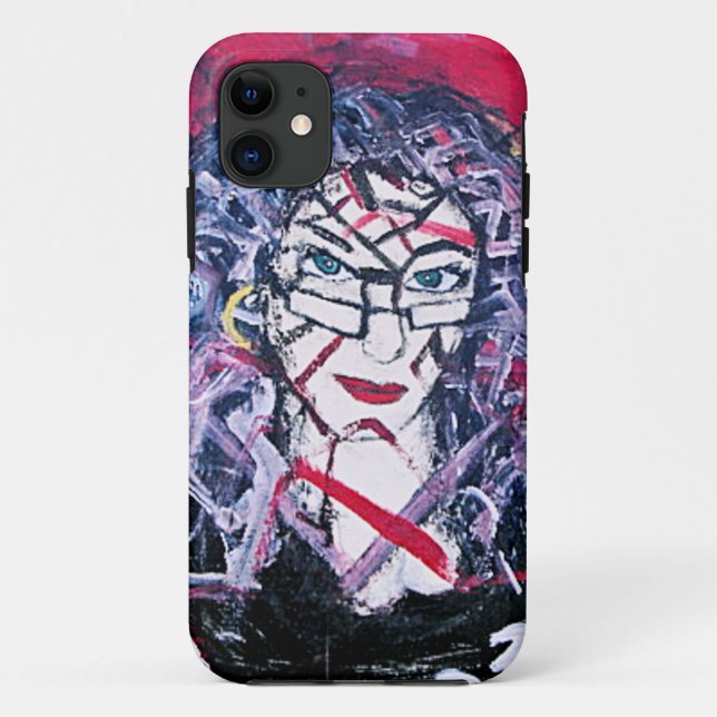 WILD HAIR ABSTRACTION Case-Mate iPhone CASE (Back)