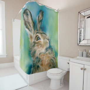 Wild Hare Exuberance Pastel Art