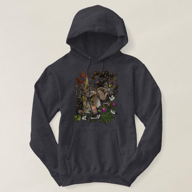 Wild Hearted Unicorn Hoodie (Design Front)