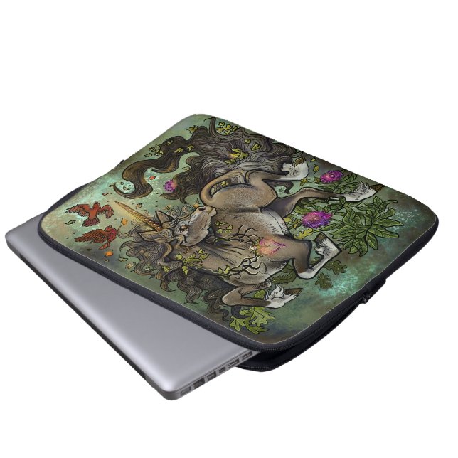 Wild Hearted Unicorn Laptop Sleeve (Front Bottom)