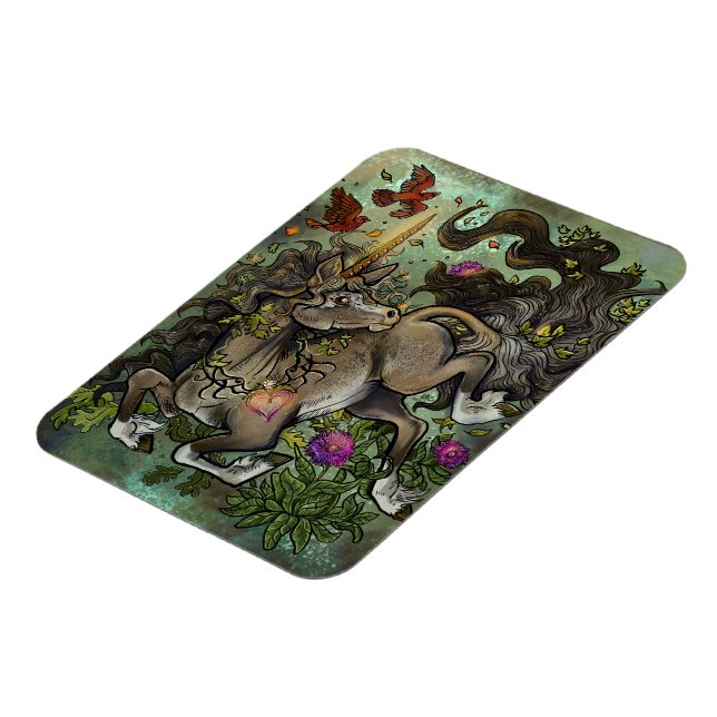 Wild Hearted Unicorn Magnet (Left Side)