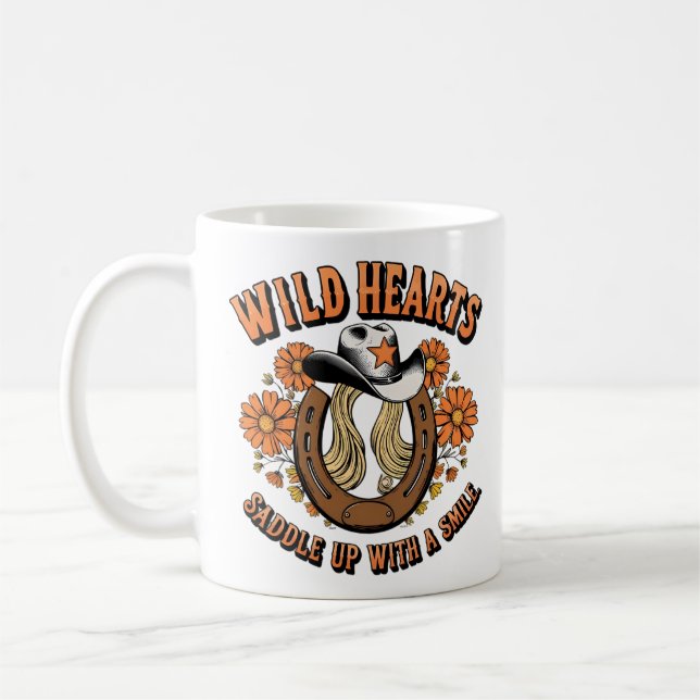 Wild Hearts Cowgirl Coffee Mug (Left)