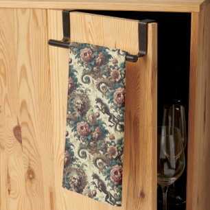 Wild Hearts & Gaunt Dogs – Gothic Victorian Kitchen Towel